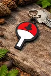 Without AMS with embossed detail with per-layer pauses Uchiha keychain