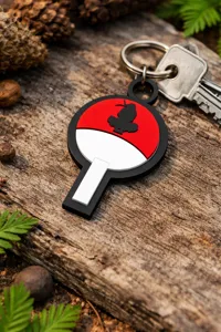 SIN AMS con relieve con pausas por capa llavero uchiha