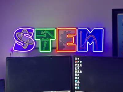 STEM Neon Sign