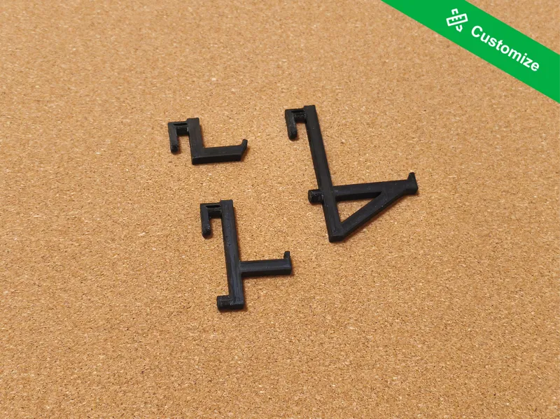 洞洞板通用直挂钩 Universal Hook For Pegboard (Customize)