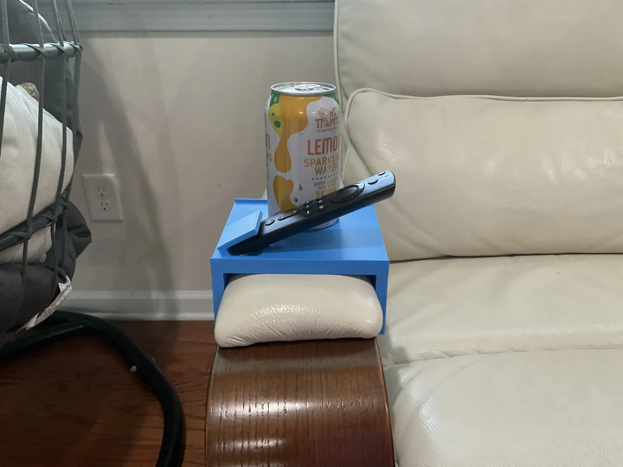 Sofa Armrest Tray: Fire TV Remote & Cup Holder view 2