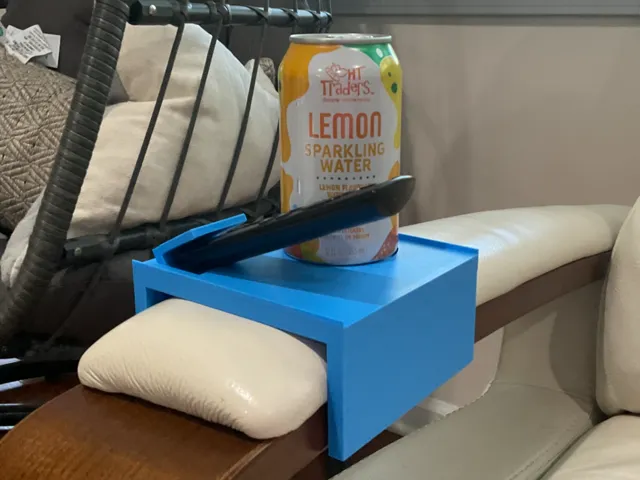Sofa Armrest Tray: Fire TV Remote & Cup Holder