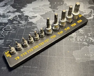 Gridfinity torx Socket holder