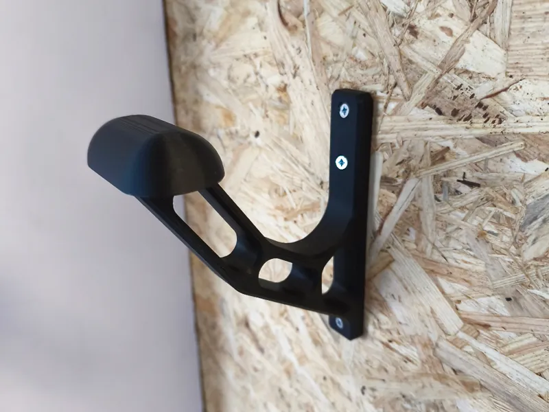 Support casque de moto mural