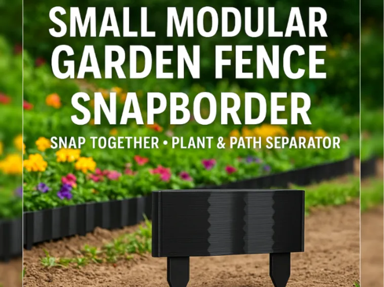 SnapBorder | Small Modular Garden Fence