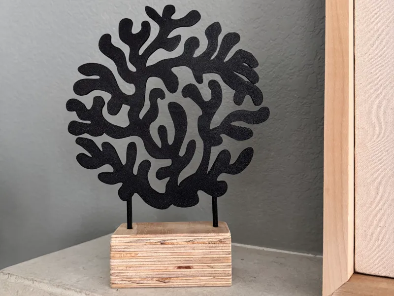 Coral Bloom: Modern Nature-Inspired Sculpture