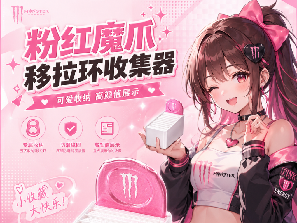 魔爪易拉环收集盒