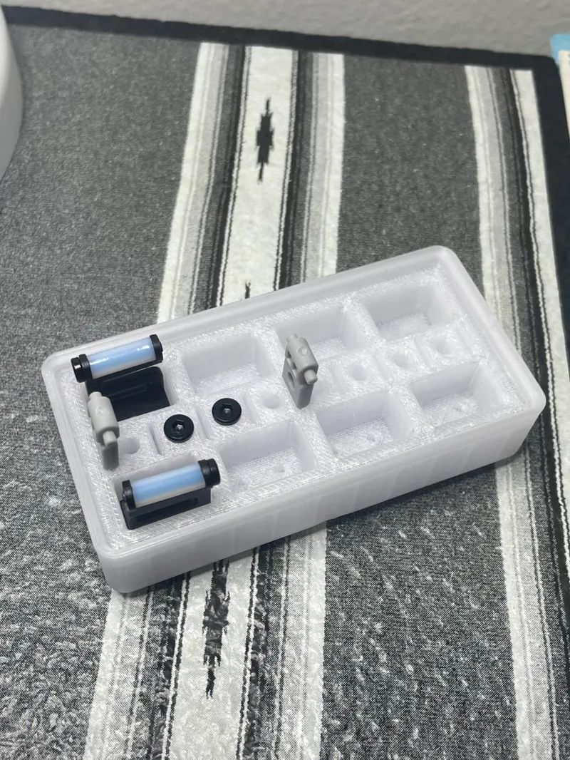 Nozzle Wiper and Cutter Holder Gridfinity 1x2