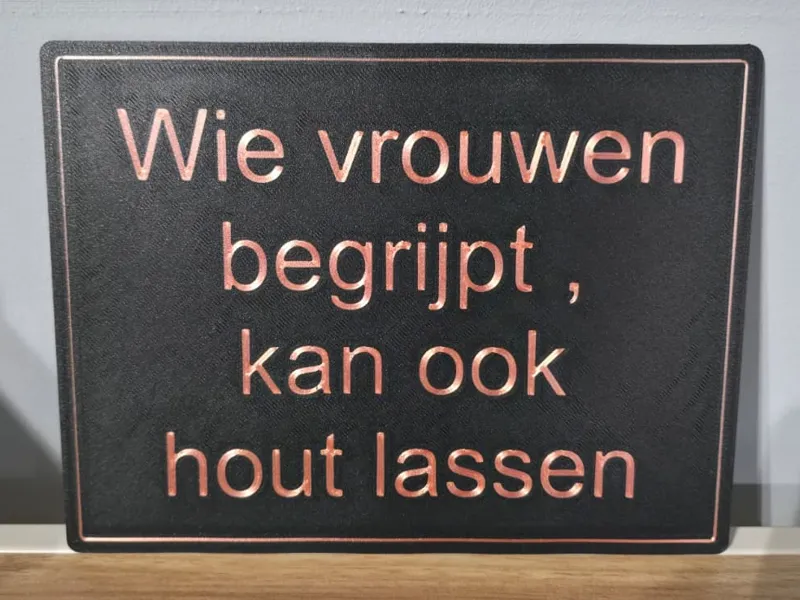 Leuk bord / Funny sign