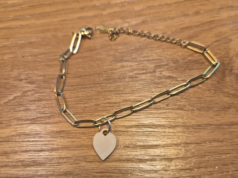 Tiny Heart Charm  Fast & Cute Print