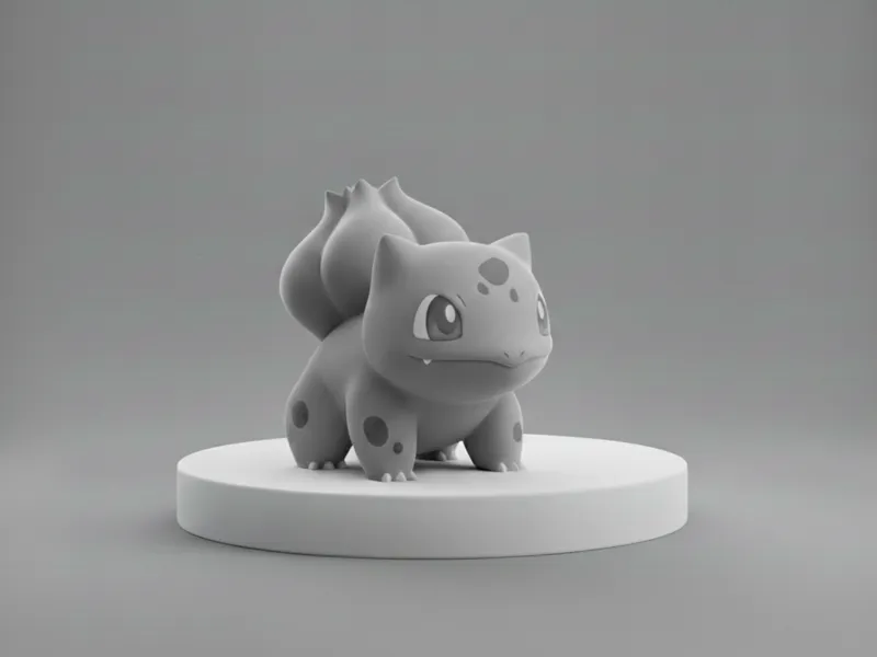 Chibi Bulbasaur – Single-Color Starter Figure