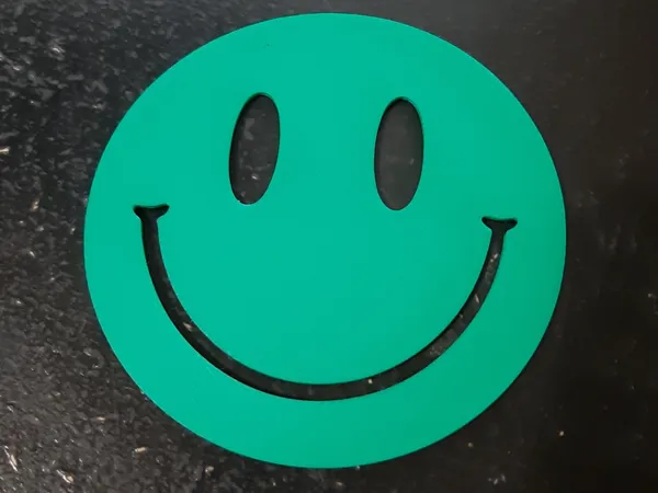 Pochoir smiley