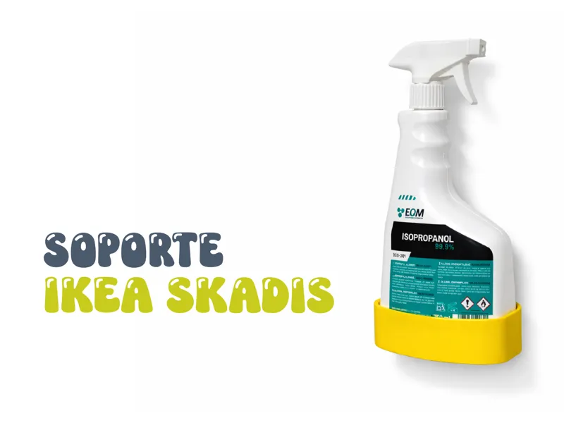 Soporte Skadis Botella Alcohol Isopropilico 750 ml