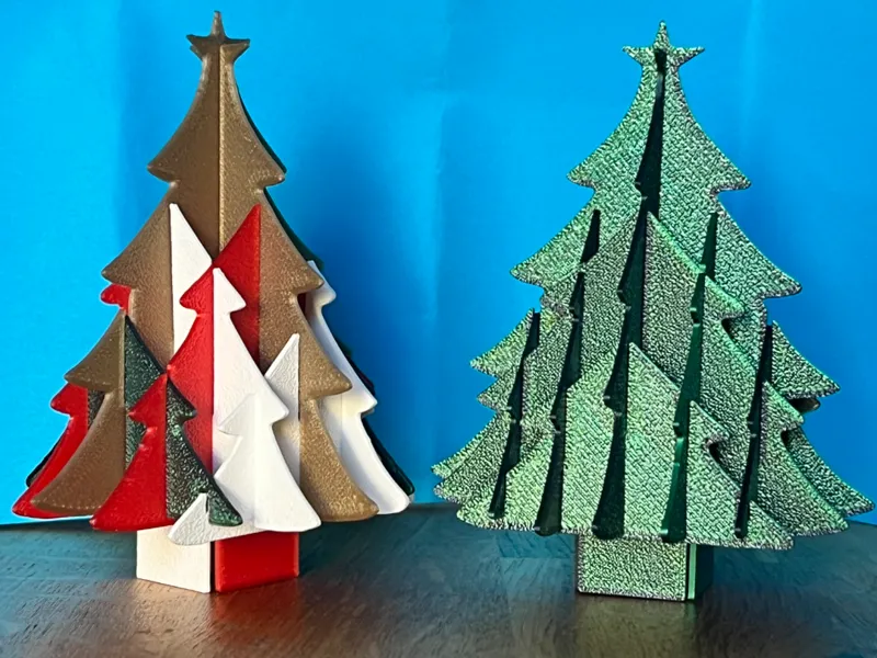 Folding Christmas tree decoration