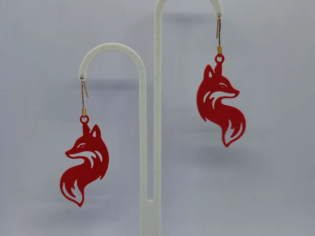 Aretes Zorro de Fuego