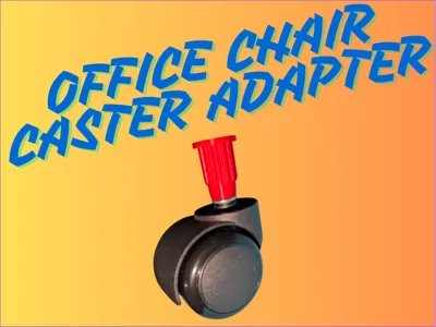 Office Chair Caster Wheel Mounting Adapters