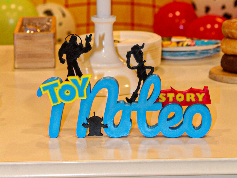 Toy Story Custom Name Sign