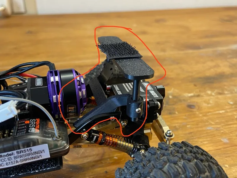 axial scx24 body mount original frame injora viper