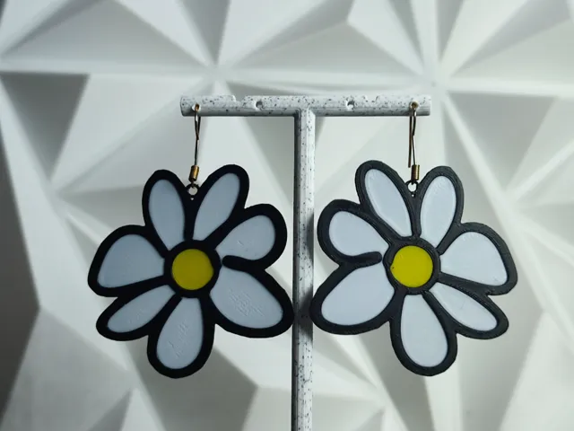Aretes Daisy Pop '70s