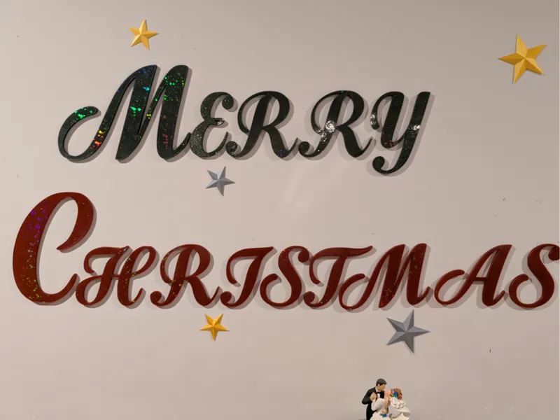 Merry Christmas Wall Sign (LARGE)