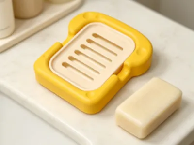 Butter Bun Soap Drain Dish