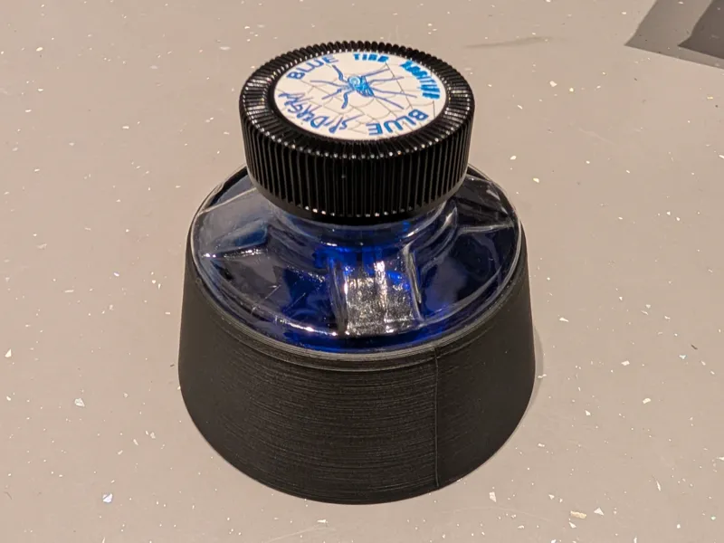 Spider Grip Additive Bottle Holder Stand Blue