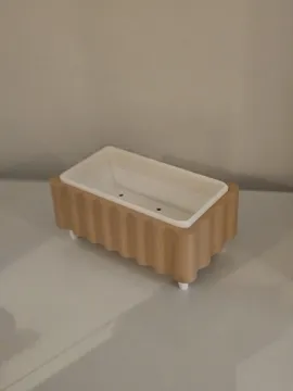 Maceta decorativa: Ribbed Trough Planter — vista de referencia 4