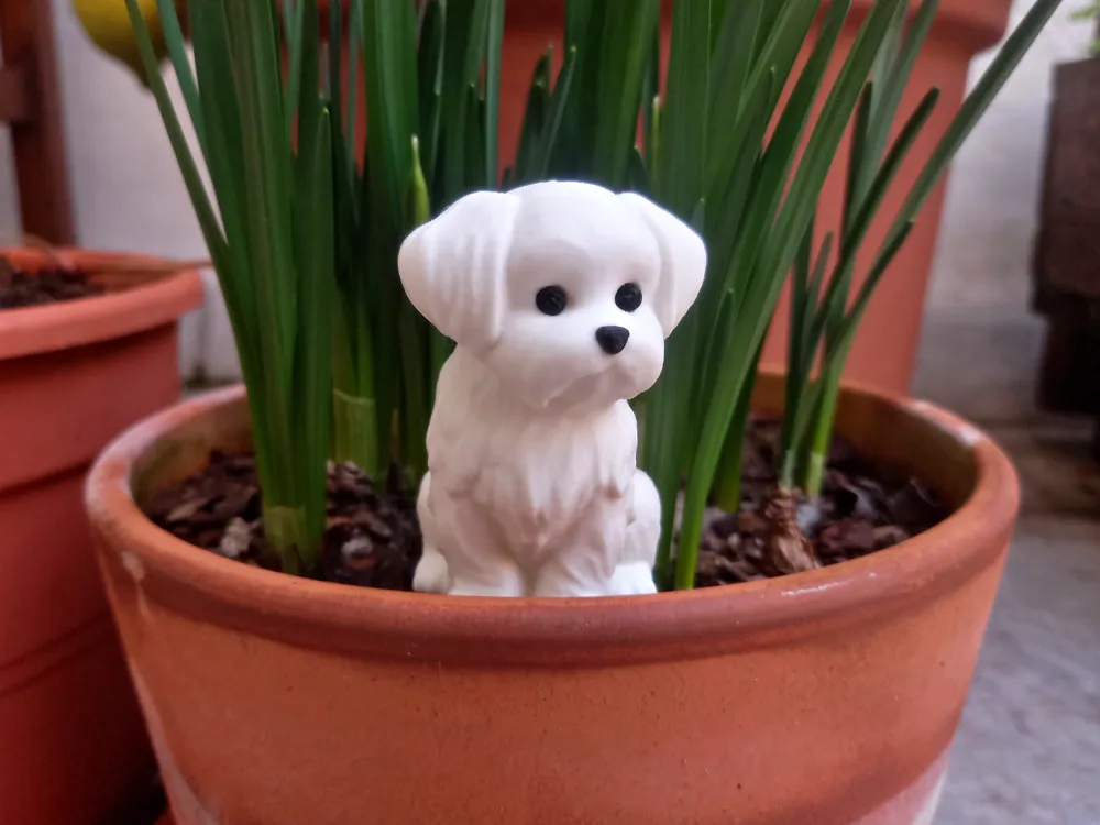 Dekorative kleine Hundefigur zum Sammeln, besonderes Design, Geschenk