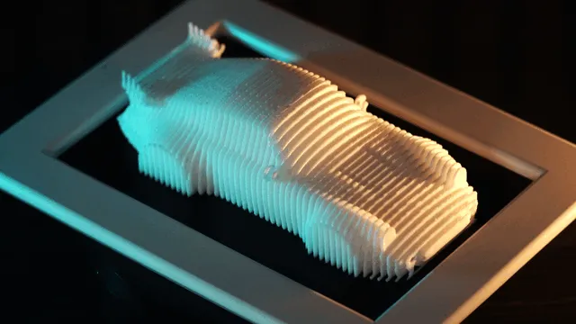 Porsche 911 Turbo Wave Art - Free 3D Print Model - MakerWorld