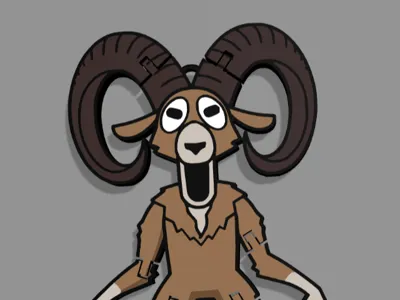 The Ram – 99 Nights in the Forest | Flexi Keychain