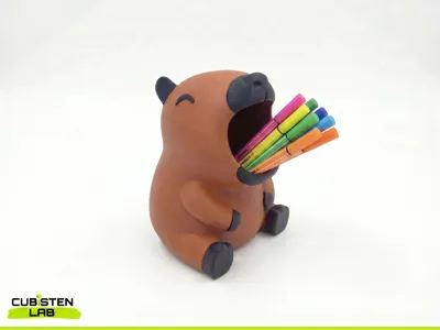 Capybara Pen Holder Organizer for Children
