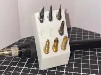Soldering tip holder for Ikea Pegboard