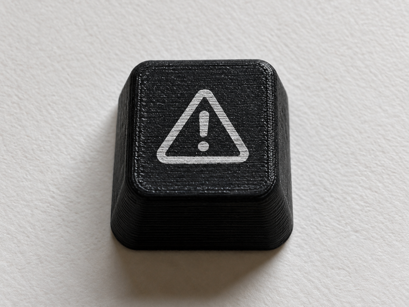 Warning Keycap 3D model