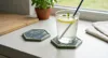 Hexagonal Coaster - Fern Pattern