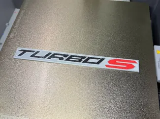 Turbo S plaque