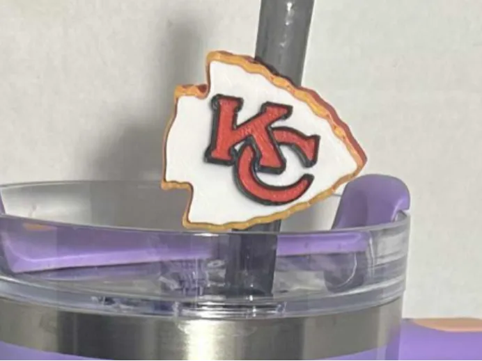 Kansas City Chiefs Straw Topper