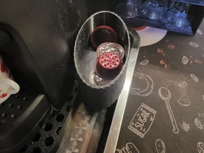 Used coffee capsule box