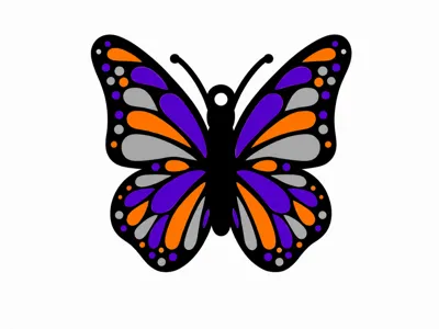 Butterfly Keychain