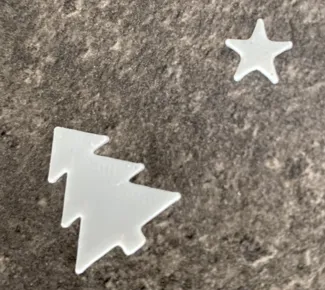 Festive Mini Tree & Star Ornaments