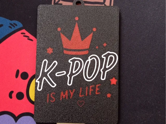 K-Pop Is My Life Photocard Holder & Keychain