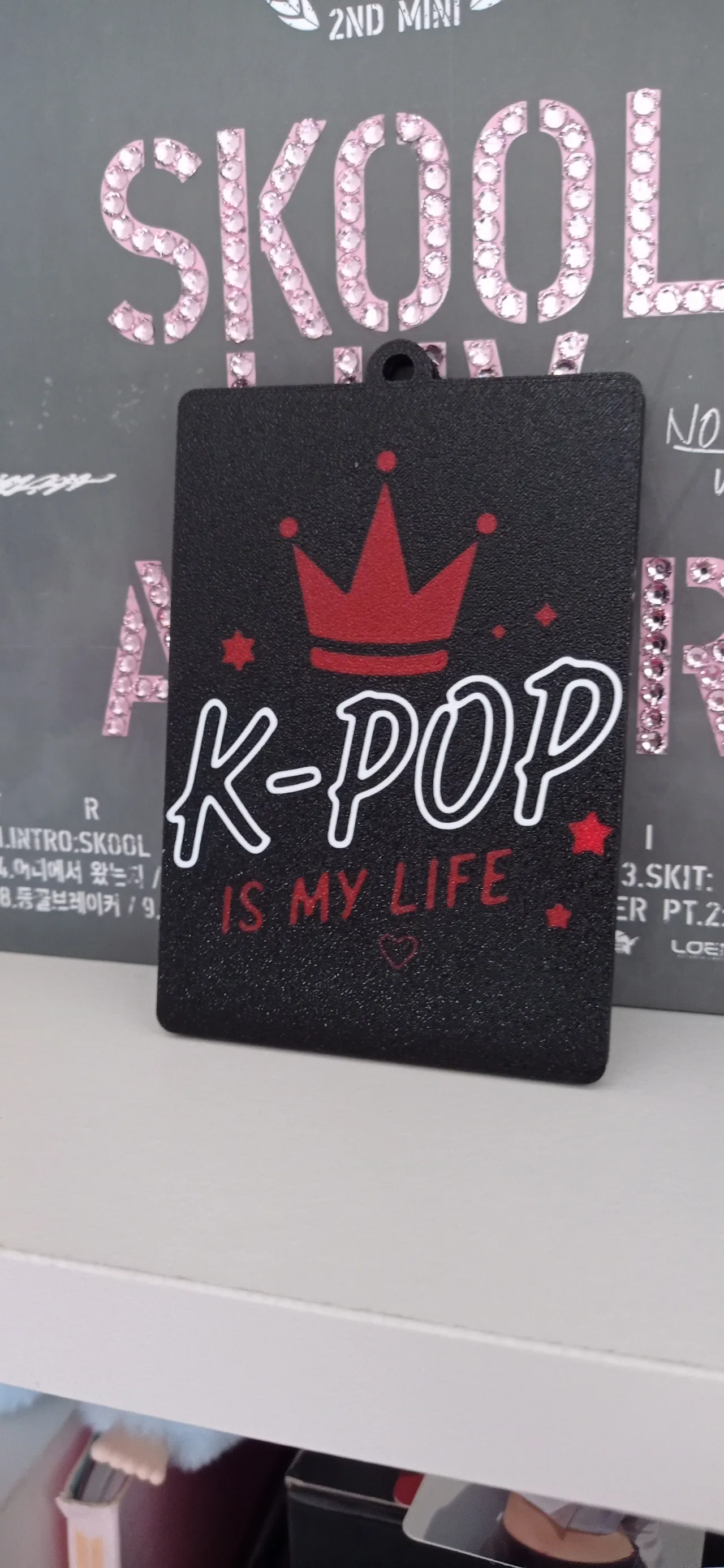 K-Pop Is My Life Photocard Holder & Keychain view 2
