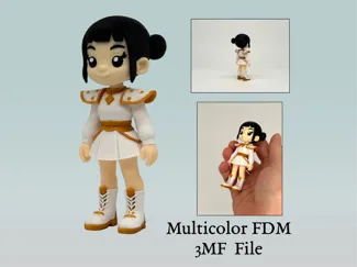 Kpop Demon Hunter Zoey Inspired Fan Art Figurine