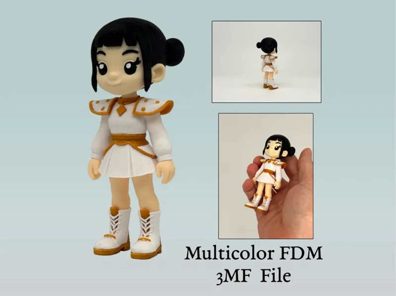 Kpop Demon Hunter Zoey Inspired Fan Art Figurine