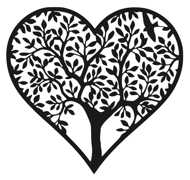 Love heart tree