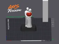 Hugging Couple Statue_AMS_0.16mm layer, 3 walls, 10% infill
