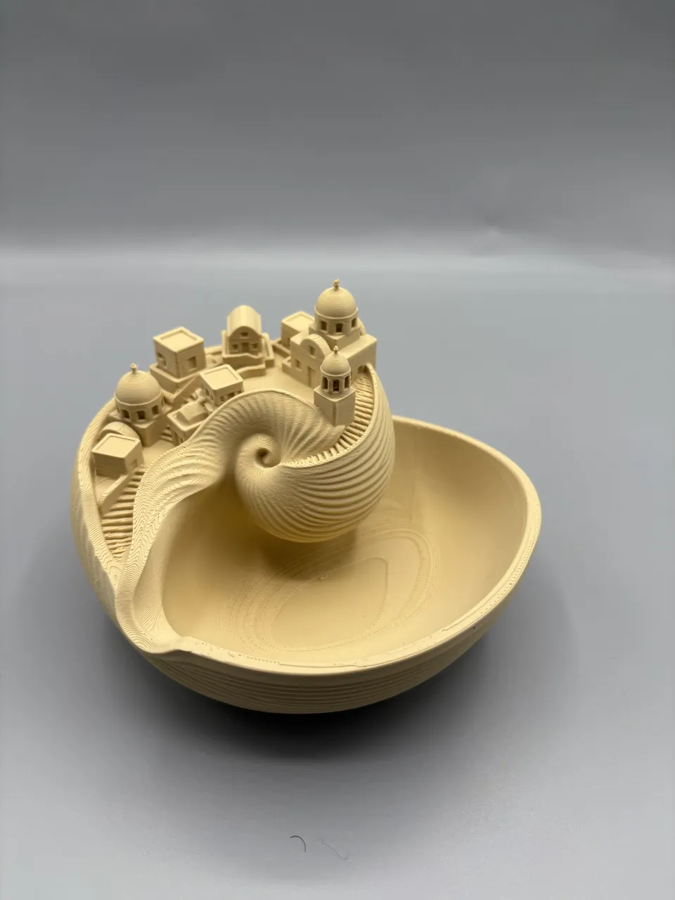 Santorini Catchall Coastal Seashell Key Bowl view 3
