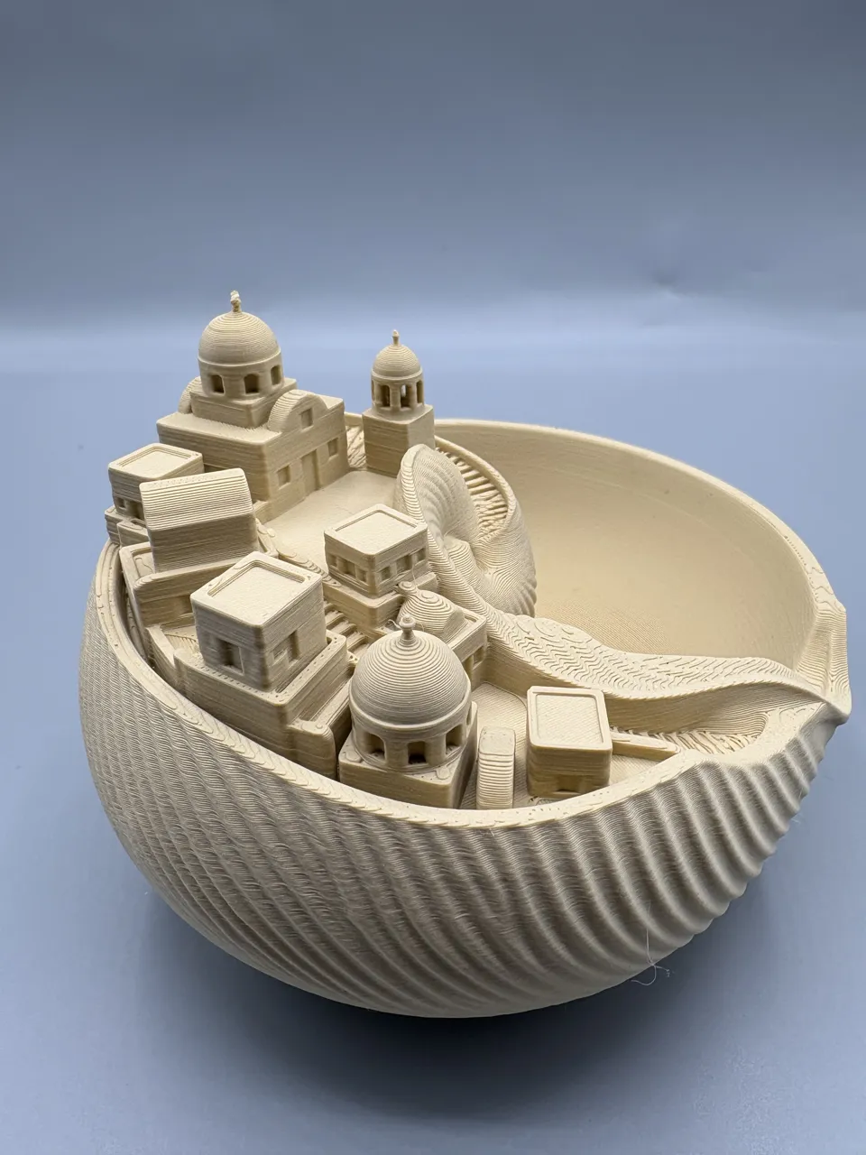 Santorini Catchall Coastal Seashell Key Bowl view 2