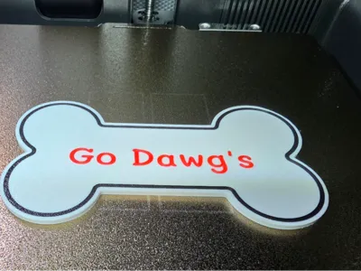Georgia Bulldog Bone