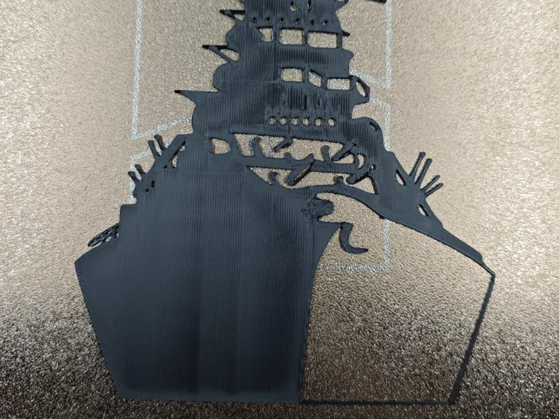 Schlachtschiff Silhouette | Wall Art