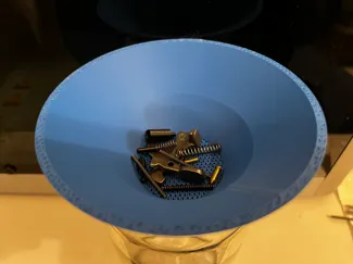 Sifting Funnel for Small Parts (Mason Jar)